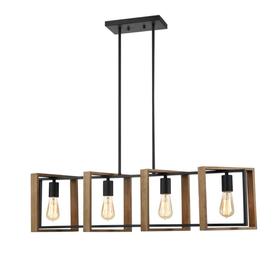 

Светильник Bastion, 4x60Вт E27, цвет чёрный