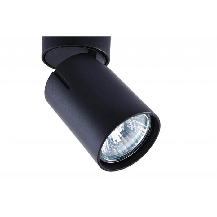 Светильник Carrisi, 1x35Вт GU10, цвет чёрный светильник carrisi 3x35вт gu10 цвет графитовый чёрный