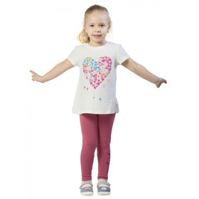 

Леггинсы детские, рост 122 см, цвет тёмно-розовый