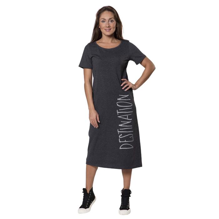 Платье женское, размер 44, цвет антрацит, тёмно-серый платье женское minimal размер 44 цвет антрацит