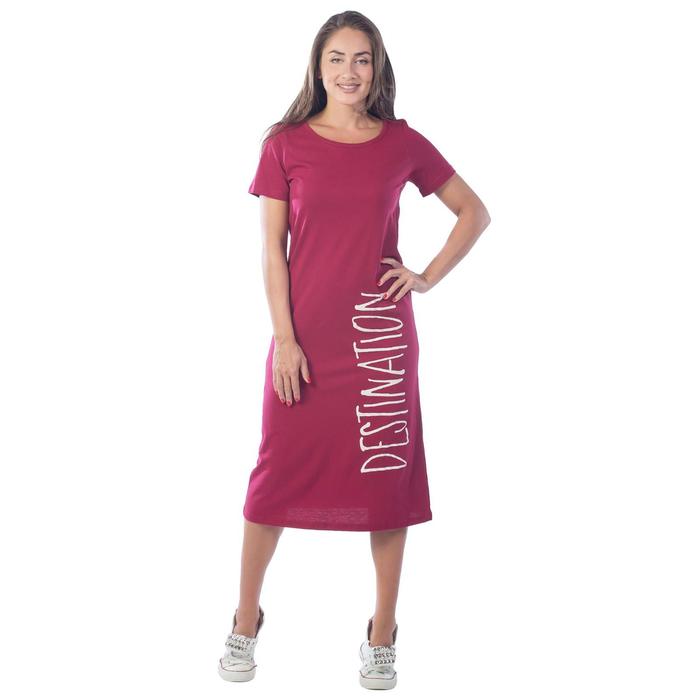 фото Платье женское, размер 44, цвет бордовый klery