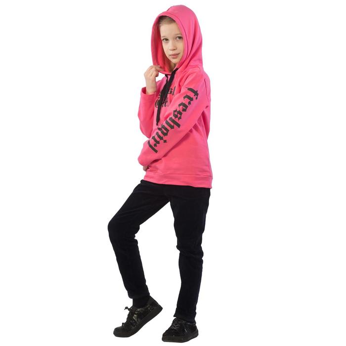 фото Худи, рост 128 см, цвет малиновый klery