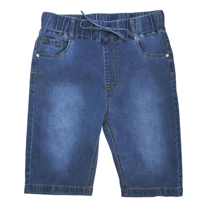 Бриджи джинсовые для мальчиков, рост 170 см, цвет синий бриджи джинсовые для мальчиков рост 104 см