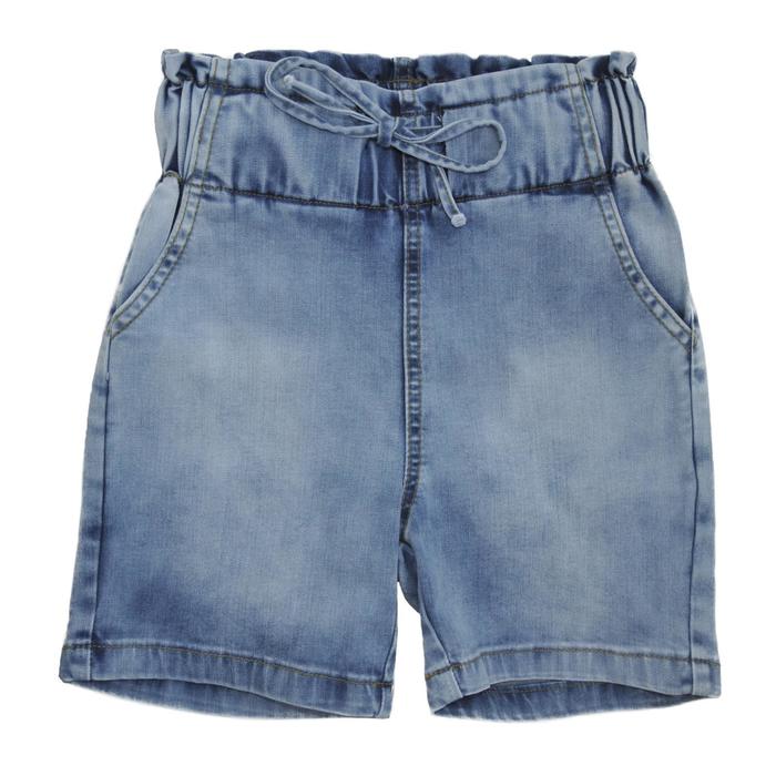 шорты джинсовые для девочек рост 116 см Джинсовые шорты для девочек, рост 116 см, цвет голубой