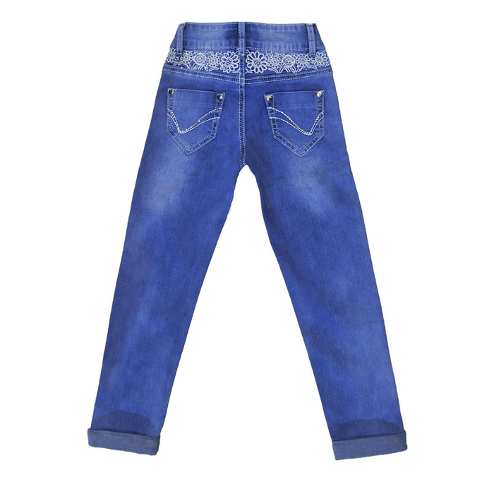 фото Джинсы для девочек, рост 110 см yuke jeans
