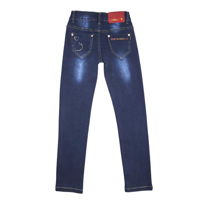 фото Джинсы для девочек, рост 140 см yuke jeans