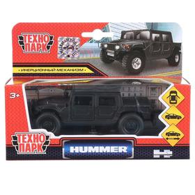 

Машина металлическая Hummer H1 Pickup матовый, 12 см, открываются двери и багажник, инерция