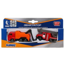 

Машина металлическая «KAMAZ эвакуатор», 7,5 см, Урал пожарный 7,5 см