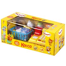 

Касса «Три кота» с набором продуктов, световые и звуковые эффекты