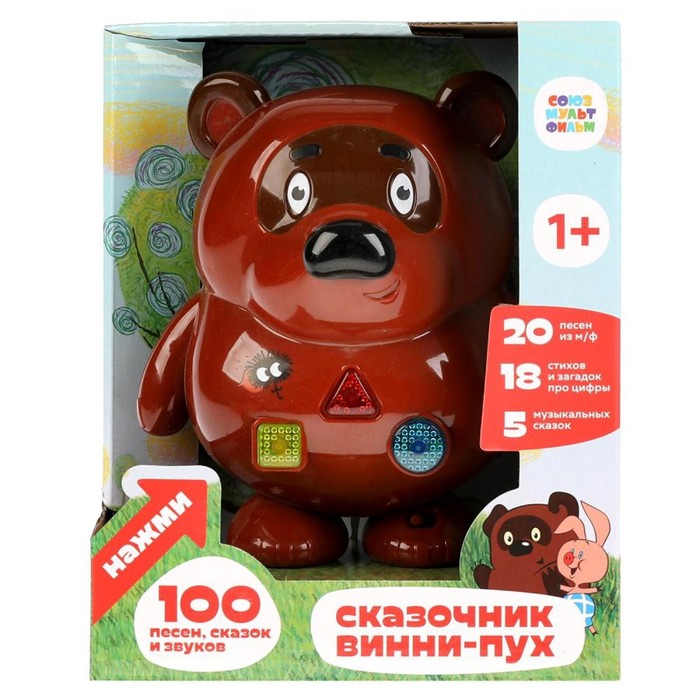 

Развивающая игрушка «Сказочник Винни Пух» 100 песен, сказок, звуков.