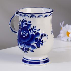 

Кружка "Рома", 13х8.5х8,5см, гжель