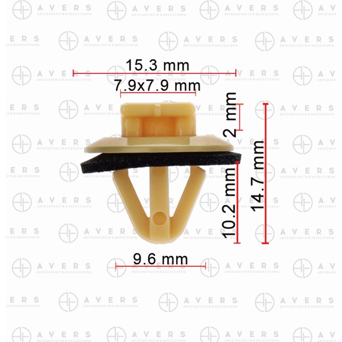 фото Клипса toyota 9046710077 avers