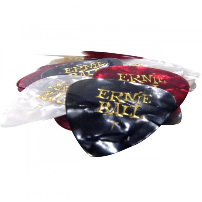 

Медиаторы ERNIE BALL 9164 - тонкий 0,46 мм, перламутровый, цвета в ассортименте, 24шт