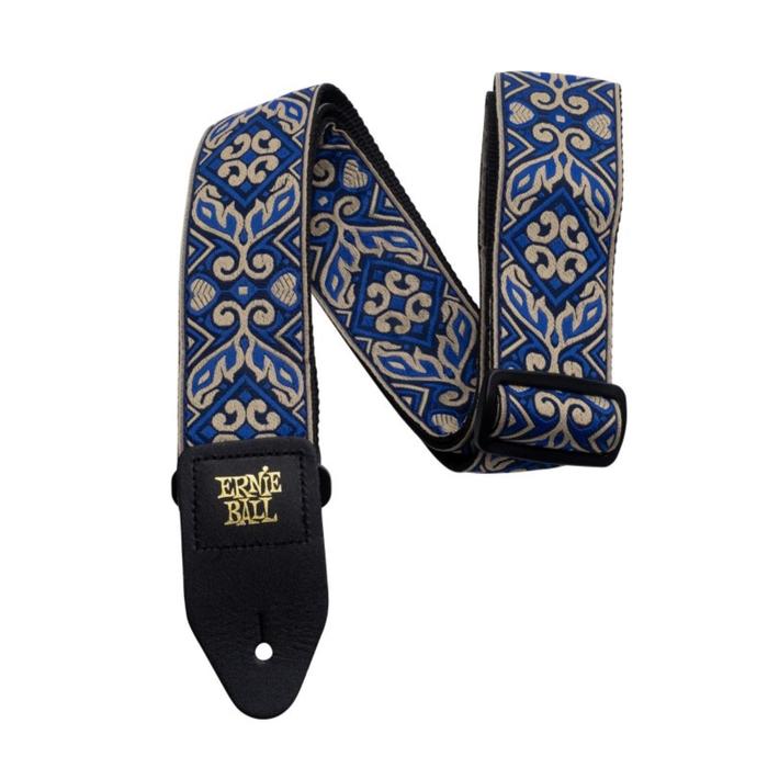 фото Гитарный ремень ernie ball 4165 - jacquard с рисунком tribal blue