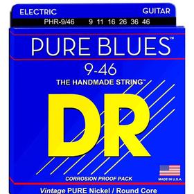 

Струны для электрогитары DR PHR - 9/46 - серия Pure Blues чистый никель, Light to Medium (9 - 46)