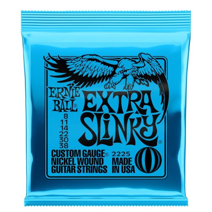 фото Струны для электрогитары ernie ball 2225 - nickel wound extra slinky (8 - 11 - 14 - 22w - 30 - 38)