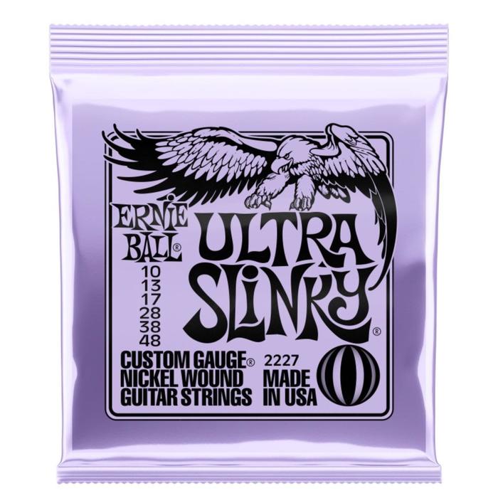 фото Струны для электрогитары ernie ball 2227 - nickel wound ultra slinky (10 - 13 - 17 - 28 - 38 - 48)