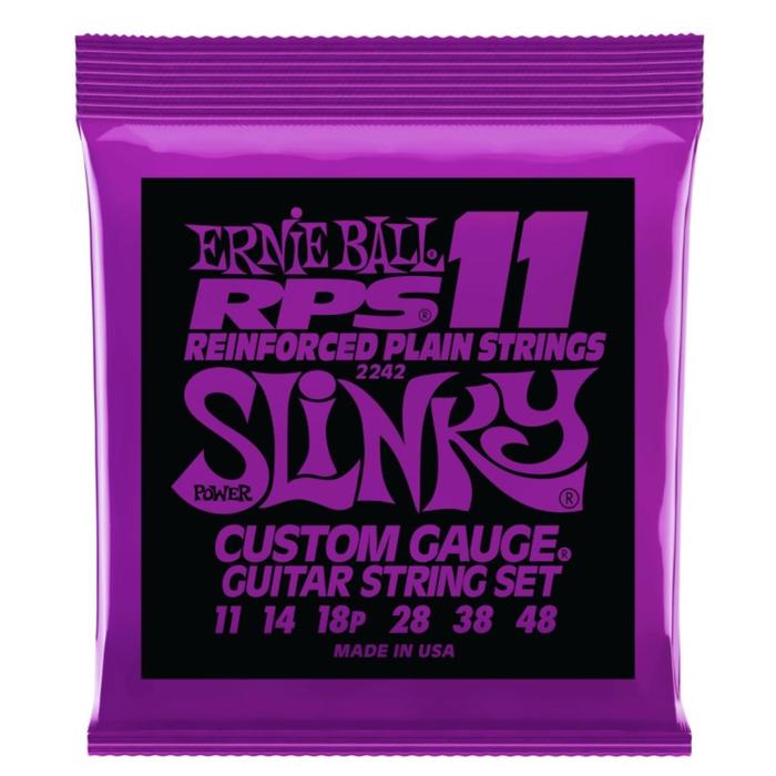 фото Струны для электрогитары ernie ball 2242 - rps11 power slinky (11 - 14 - 18p - 28 - 38 - 48) 66337