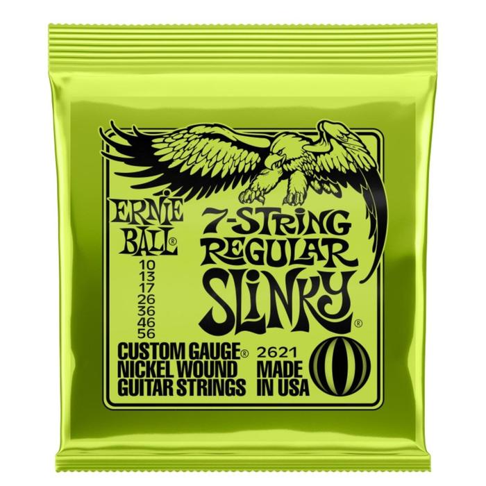 

Струны для электрогитары ERNIE BALL 2621 - Nickel Wound Regular Slinky 7 (10 - 56)