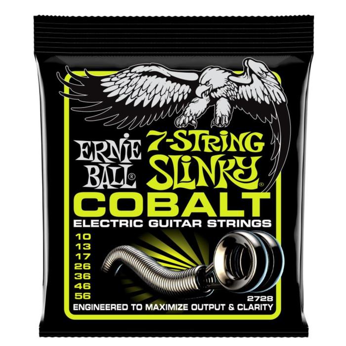 фото Струны для электрогитары ernie ball 2728 - cobalt regular slinky(10 - 13 - 17 - 26 - 36 - 46 - 56)