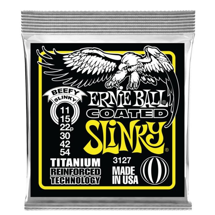 фото Струны для электрогитары ernie ball 3127 - titanium rps beefy slinky (11 - 15 - 22р - 30 - 42 - 54)