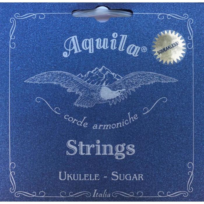 Струны для укулеле AQUILA SUGAR 153U концерт (Low G - C - E - A), 4 струна в оплетке.