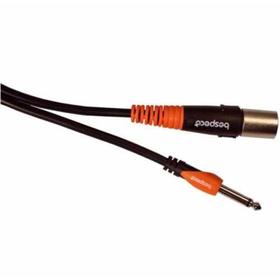 

Микрофонный кабель BESPECO SLJM900 распаянный XLR папа - Jack моно, 9м