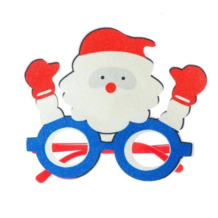 Карнавальные очки Дедушка Мороз