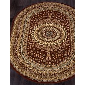 

Ковёр овальный Laguna d504, размер 150x190 см, цвет brown