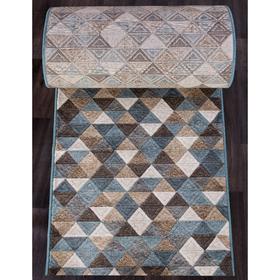 

Ковровая дорожка Matrix d578, размер 100x2500 см, цвет beige-blue
