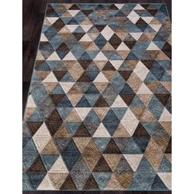 

Ковёр прямоугольный Matrix d578, размер 160x300 см, цвет beige-blue