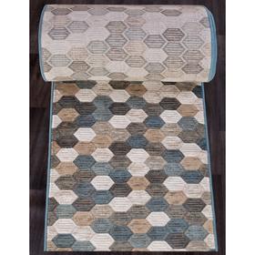 

Ковровая дорожка Matrix d579, размер 120x2500 см, цвет beige-blue