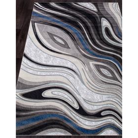 

Ковёр прямоугольный Mega carving 1385, размер 200x300 см, цвет gray