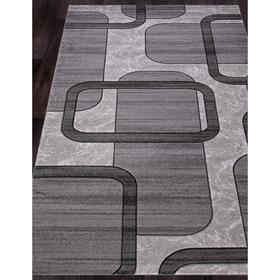 

Ковёр прямоугольный Mega carving d465, размер 100x200 см, цвет light gray