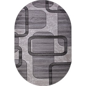 

Ковёр овальный Mega carving d465, размер 150x300 см, цвет light gray
