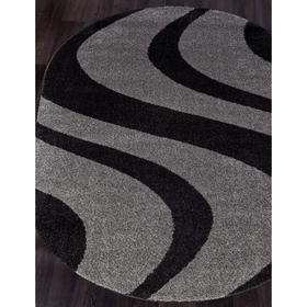 

Ковёр овальный Platinum t617, размер 150x230 см, цвет gray-black