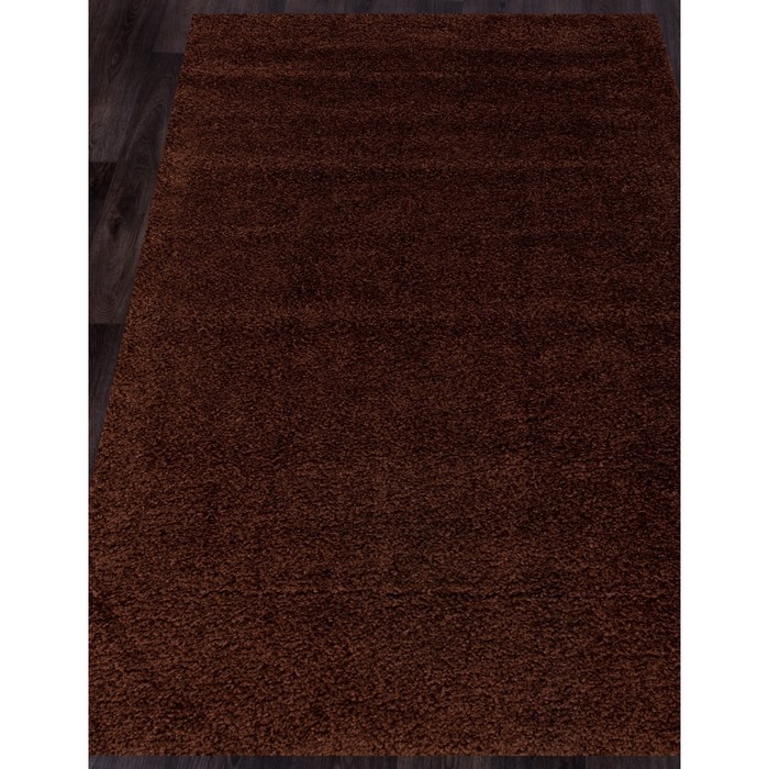

Ковёр прямоугольный Shaggy ultra s600, размер 60x110 см, цвет brown