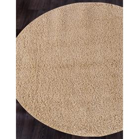 

Ковёр круглый Shaggy ultra s600, размер 200x200 см, цвет beige