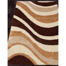 

Ковёр прямоугольный Shaggy ultra s700, размер 100x300 см, цвет beige-brown