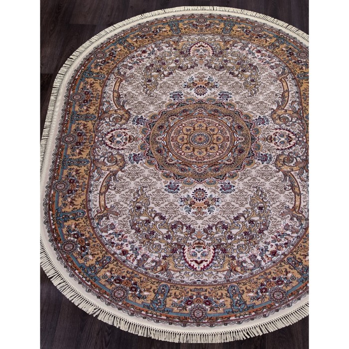 

Ковёр овальный Merinos Shahreza, размер 200x285 см, цвет cream