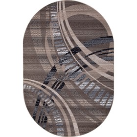 

Ковёр овальный Sierra d284, размер 80x150 см, цвет beige-brown 2