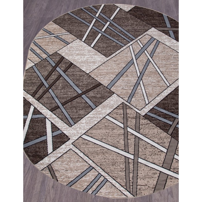 

Ковёр овальный Merinos Sierra, размер 150x300 см, цвет beige-brown 2