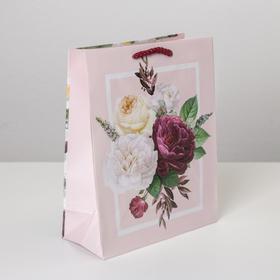 Пакет подарочный ламинированный, упаковка, Love, MS 18 х 23 х 8 см