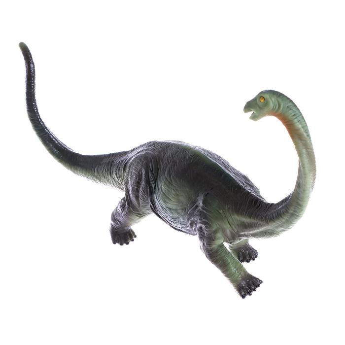 Фигурка динозавра «Брахиозавр», длина 32 см, мягкая фигурка динозавра брахиозавр длина 32 см мягкая 1шт