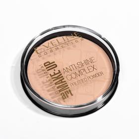 

Матирующая минеральная пудра Eveline Anti-shine Complex Pressed Powder, с шёлком, тон 33 Golden Sand