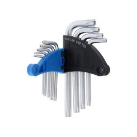 

УЦЕНКА Набор ключей TUNDRA, TORX Tamper, CrV, TT10 - TT50, 9 шт.