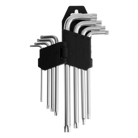 

УЦЕНКА Набор ключей LOM, TORX Tamper, удлиненных, TT10 - TT50, 9 шт.