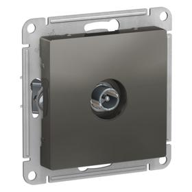 

Розетка TV оконечная SE ATLASDESIGN, 1DB, цвет сталь