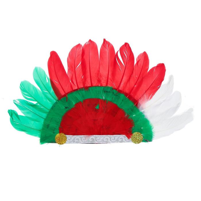 Карнавальный головной убор «Индеец» карнавальный головной убор зеленый новогодняя елка
