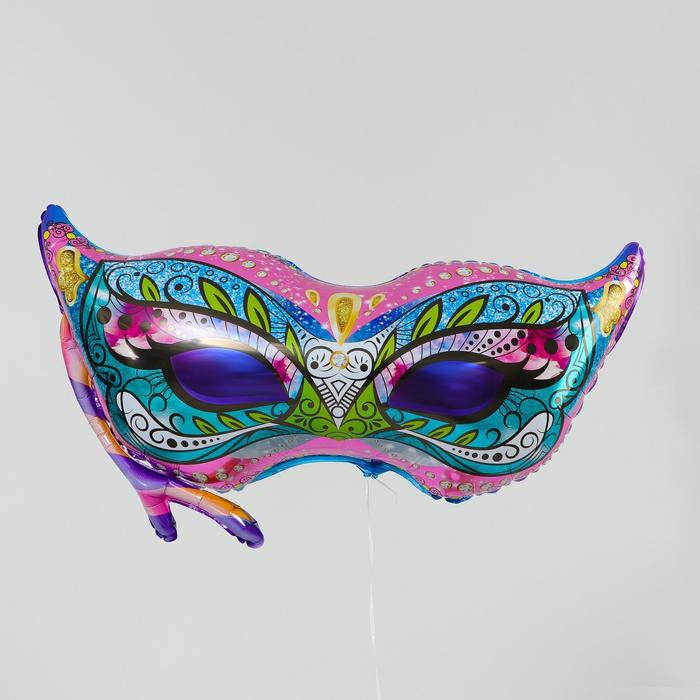 Шар фольгированный 24 «Театральная маска», фигура шар фольгированный 24 пряничный человечек фигура